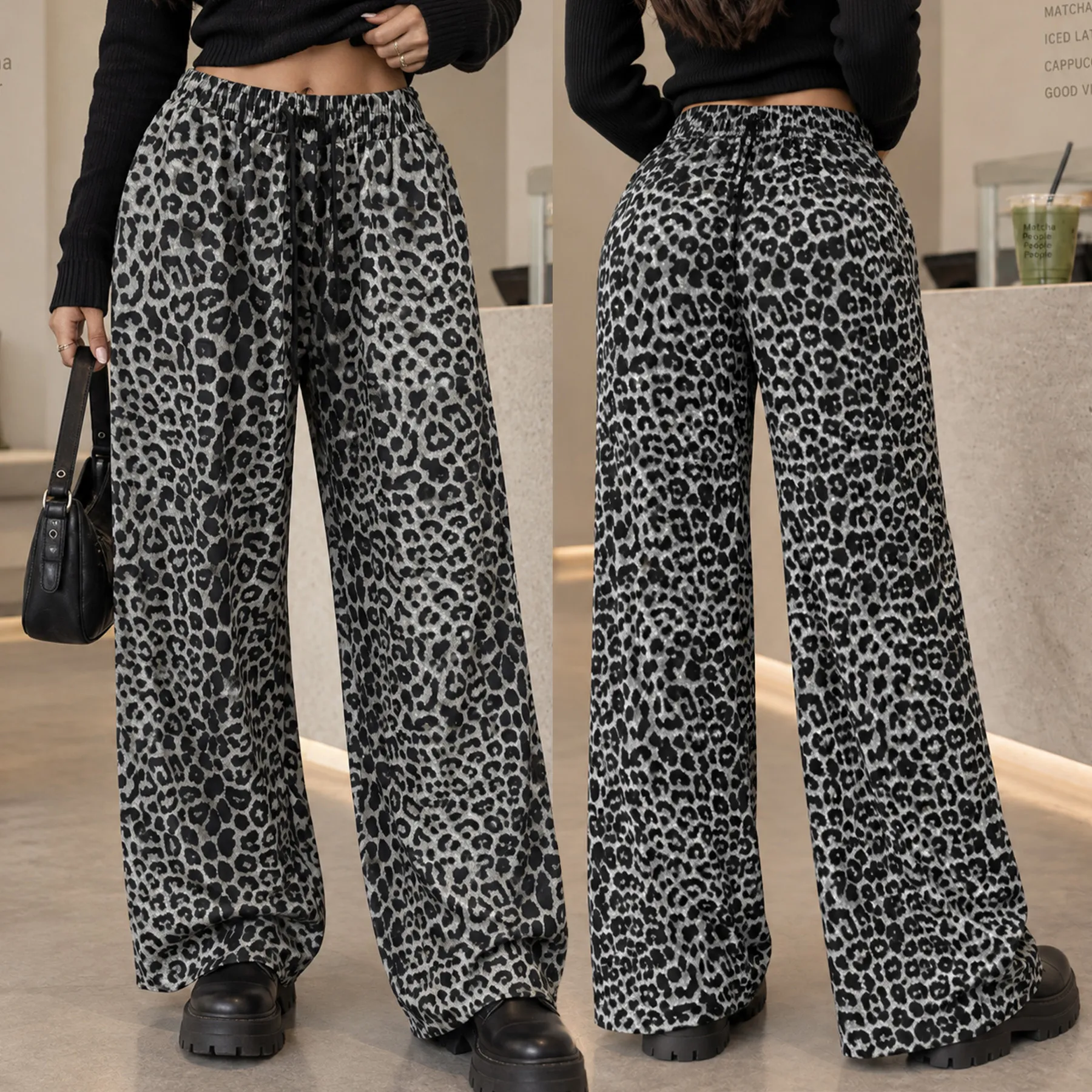 AD2651 Pantalón holgado estampado 15697